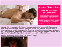 Tablet Screenshot of maturechicksrock.com
